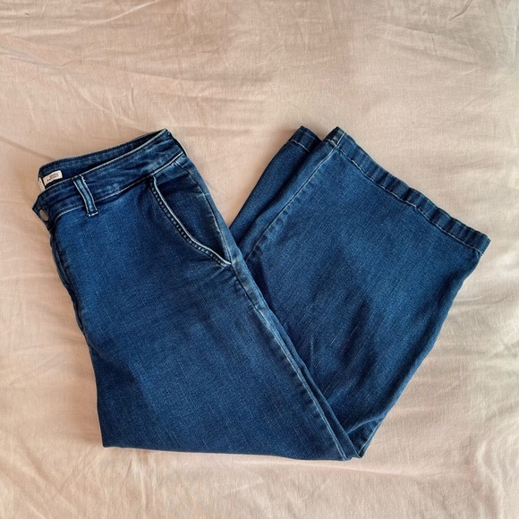 a new day Denim - Ankle Crop Trouser Wide Leg Jean•Sz 14